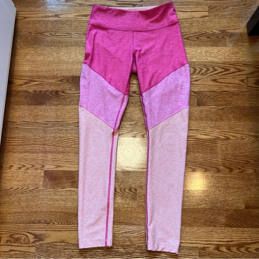 Outdoor Voices Colorblock Pink Leggings